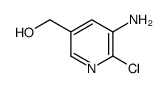 (5-氨基-6-氯吡啶-3-基)甲醇结构式