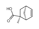 (2-exo)-methylbicyclo[2.2.1]hept-5-ene-2-endo-carboxylic acid结构式