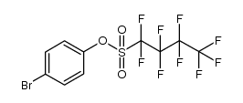 1,1,2,2,3,3,4,4,4-nonafluorobutane-1-sulfonic acid 4-bromophenyl ester结构式