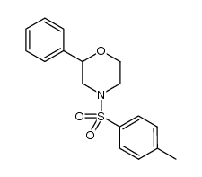 2-phenyl-4-(toluene-4-sulfonyl)morpholine结构式