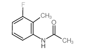 N-(3-Fluoro-2-methylphenyl)acetamide结构式