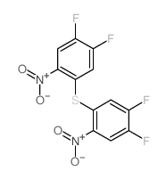 Benzene,1,1'-thiobis[4,5-difluoro-2-nitro- (9CI)结构式