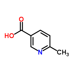 6-甲基吡啶-3-甲酸结构式