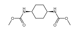 cis-1.4-bis-methoxycarbonylamino-cyclohexane结构式