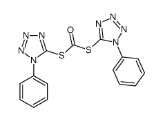 bis[(1-phenyltetrazol-5-yl)sulfanyl]methanone结构式