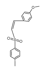 p-Toluil-cis-p-methoxystyrylsulfon结构式