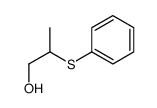 2-phenylsulfanylpropan-1-ol结构式