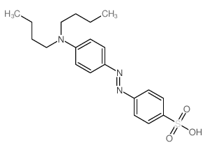Benzenesulfonic acid,4-[2-[4-(dibutylamino)phenyl]diazenyl]-结构式