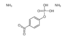 diammonium 4-nitrophenyl phosphate结构式