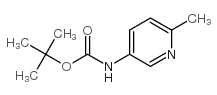 N-BOC-6-甲基-3-氨基吡啶结构式