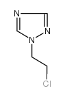 1-(2-氯乙基)-1H-1,2,4-三唑结构式