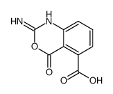 4H-3,1-Benzoxazine-5-carboxylicacid,2-amino-4-oxo-(8CI)结构式