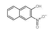 3-Nitro-2-naphthol结构式
