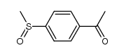 1-(4-(methylsulfinyl)phenyl)ethanone结构式