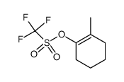 trifluoromethanesulfonic acid 2-methylcyclohex-1-enyl ester结构式