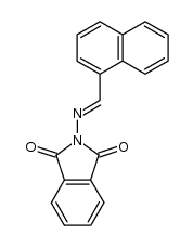 N-naphthalen-1-ylmethyleneamino-phthalimide结构式