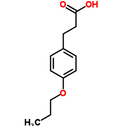 3-(4-Propoxyphenyl)propanoic acid结构式