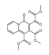 3-Methoxalyl-4-oxo-4H-chinolizin-1,2-dicarbonsaeure-dimethylester结构式
