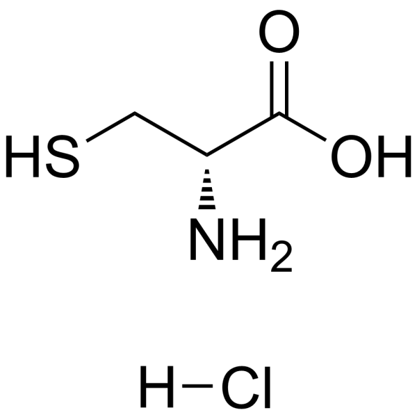 D-半胱氨酸盐酸盐结构式