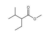 methyl 2-ethyl-3-methylbutyrate结构式