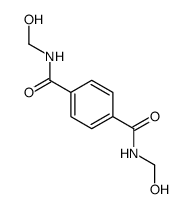 Terephthalic acid bis-(hydroxymethylamide)结构式