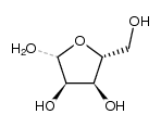 alpha-D-Ribofuranose(9CI)结构式