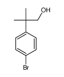 2-(4-溴苯基)-2-甲基丙烷-1-醇结构式