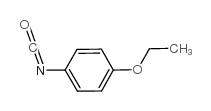4-乙氧基苯基异氰酸酯结构式
