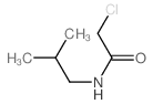 2-氯-n-异丁基乙酰胺结构式