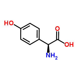 L-(+)-对羟基苯甘氨酸结构式