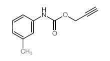 Carbamic acid,N-(3-methylphenyl)-, 2-propyn-1-yl ester结构式