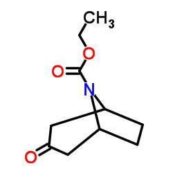 N-乙氧羰基-4-托品酮结构式