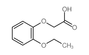 (2-乙氧基苯氧基)-乙酸结构式