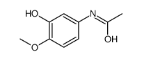 N-(3-hydroxy-4-methoxyphenyl)acetamide结构式