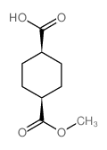 4-(甲氧基羰基)环己基-1-羧酸结构式