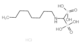 [(octylamino)-phosphonomethyl]phosphonic acid,hydrochloride结构式
