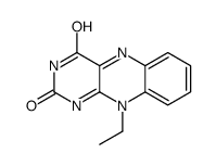 10-ethylbenzo[g]pteridine-2,4-dione结构式