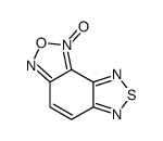 1-oxido-[1,2,5]thiadiazolo[3,4-g][2,1,3]benzoxadiazol-1-ium结构式
