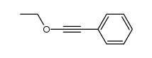 1-Ethoxy-2-phenylacetylene结构式