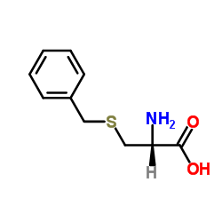 NAlpha-苄氧羰基-S-苄基-L-半胱氨酸结构式