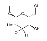 methyl 2,3-anhydro-4,6-O-(4-methoxy)benzylidene-&alpha;-D-allopyranoside结构式