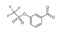 3-nitrophenyl trifluoromethanesulfonate结构式