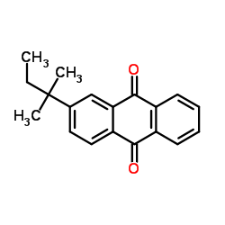 2-叔戊基蒽醌结构式
