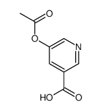 5-Acetoxynicotinic acid结构式