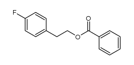2-(4-fluorophenyl)ethyl benzoate结构式