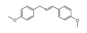 N-(4-Methoxybenzylidene)-N-(4-methoxybenzyl)amine结构式