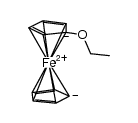 ethoxyferrocene结构式