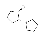 (1R,2r)-2-吡咯烷-1-环戊醇结构式