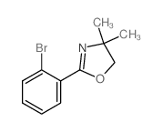 Oxazole,2-(2-bromophenyl)-4,5-dihydro-4,4-dimethyl-结构式