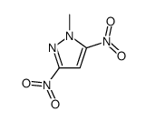 1-methyl-3,5-dinitropyrazole结构式